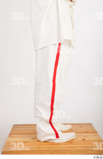 Man White Uniform Studio photo references