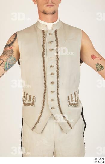 Man White Vest Costume photo references