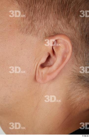 Ear Man White Casual Slim Street photo references