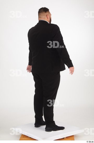 Man White Overweight Male Studio Poses