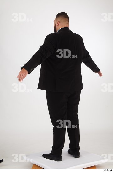 Man White Overweight Male Studio Poses