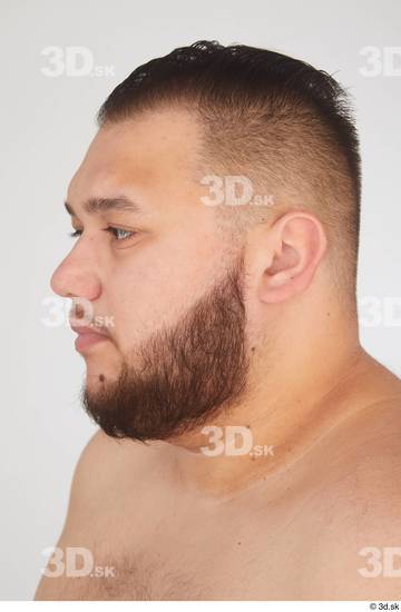 Man White Overweight Male Studio Poses