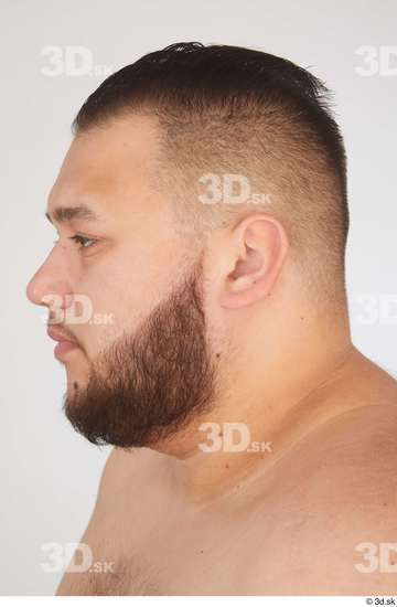 Man White Overweight Male Studio Poses