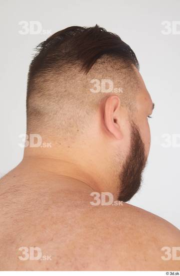 Man White Overweight Male Studio Poses