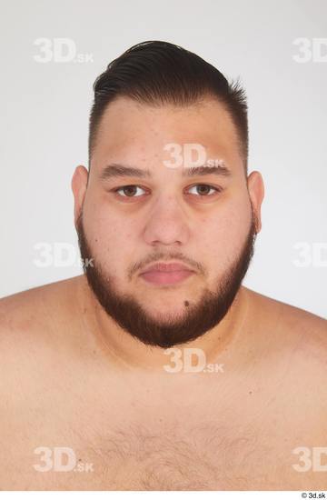 Man White Overweight Male Studio Poses