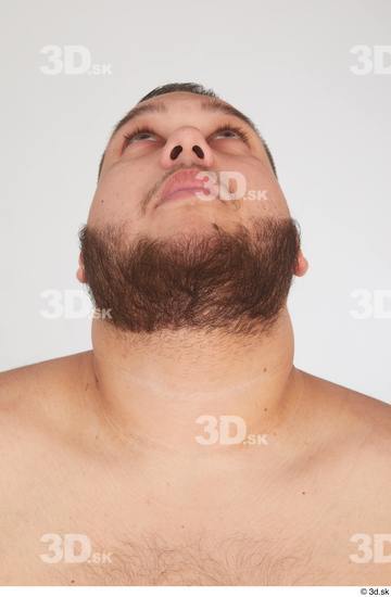 Man White Overweight Male Studio Poses