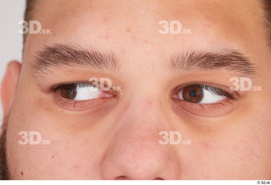 Man White Overweight Male Studio Poses