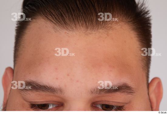 Man White Overweight Male Studio Poses