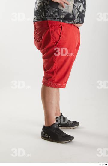 Man White Overweight Male Studio Poses