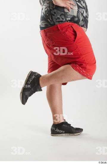 Man White Overweight Male Studio Poses