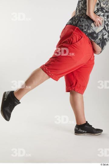 Man White Overweight Male Studio Poses