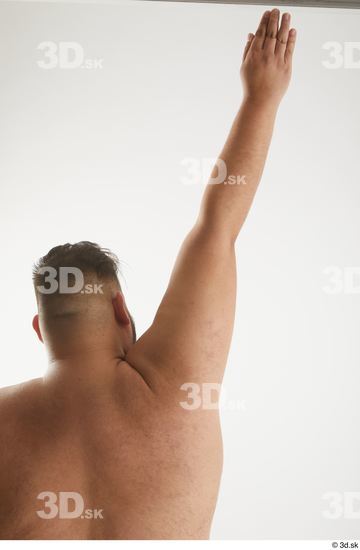 Man White Overweight Male Studio Poses