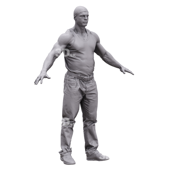 Whole Body Man Another 3D Artec Bodies