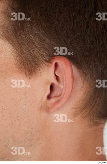 Ear Man White Casual Slim Street photo references