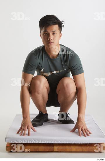 Man Asian Slim Male Studio Poses