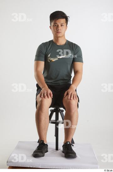 Man Asian Slim Male Studio Poses