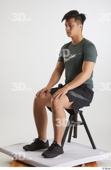 Man Asian Slim Male Studio Poses