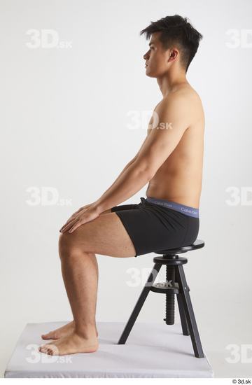 Man Asian Slim Male Studio Poses