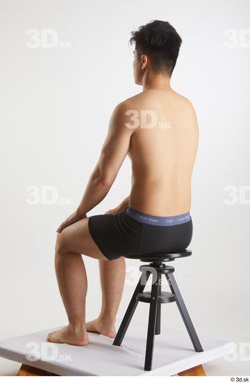 Man Asian Slim Male Studio Poses