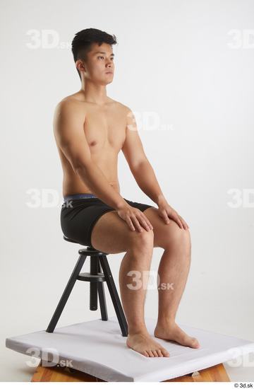 Man Asian Slim Male Studio Poses