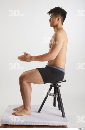 Man Asian Slim Male Studio Poses