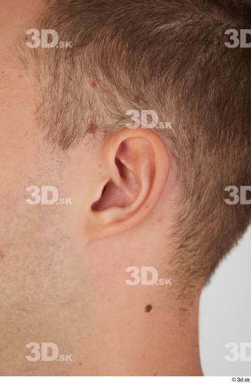 Ear Man White Casual Slim Street photo references