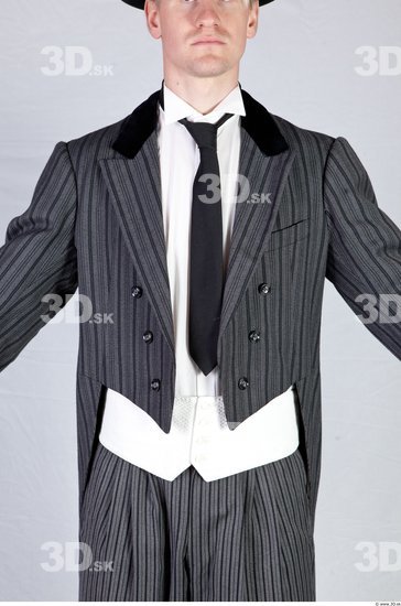 Upper Body Man White Formal Costume photo references