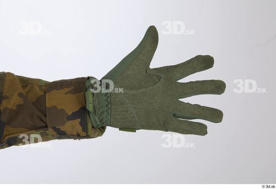 Hand Man White Army Uniform Gloves Slim Street photo references