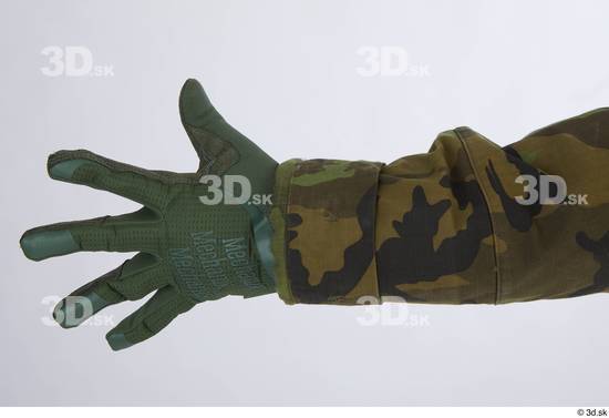 Hand Man White Army Uniform Gloves Slim Street photo references