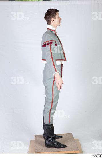 Whole Body Man White Formal Costume photo references