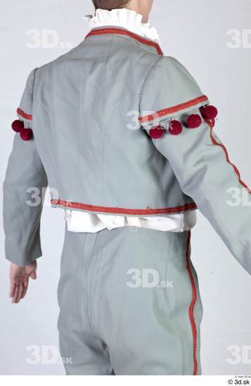 Upper Body Man White Formal Jacket Costume photo references