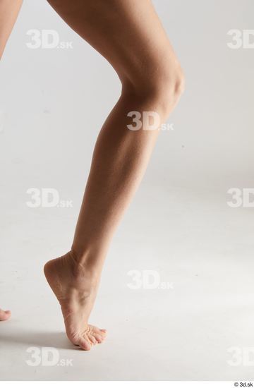 Woman White Slim Female Studio Poses