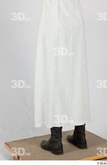 Woman White Shoes Dress Skirt Costume photo references