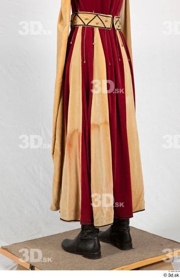 Woman White Historical Shoes Skirt Costume photo references