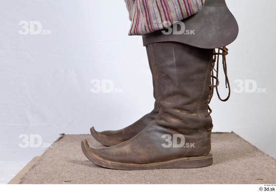 Man White Historical Shoes Costume photo references