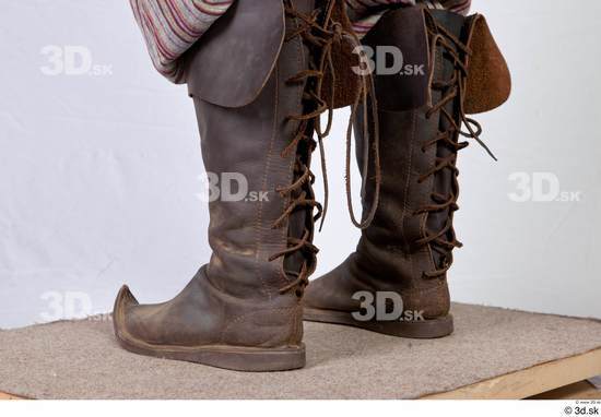 Man White Historical Shoes Costume photo references