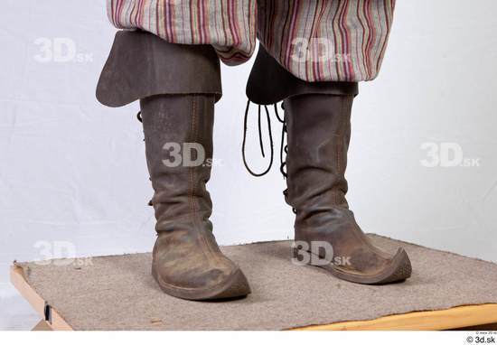 Man White Historical Shoes Costume photo references