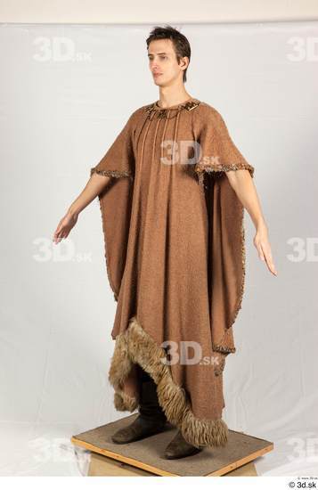 Whole Body Man White Historical Costume photo references