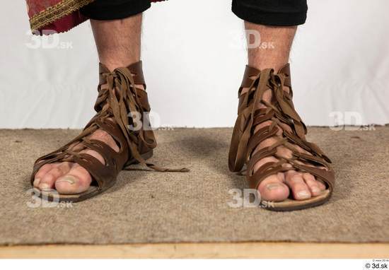 Man White Historical Shoes Costume photo references