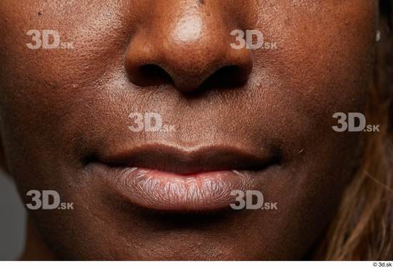 Face Woman Black Wrinkles Face Skin Textures