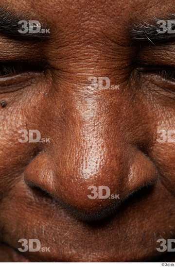 Face Woman Black Wrinkles Face Skin Textures