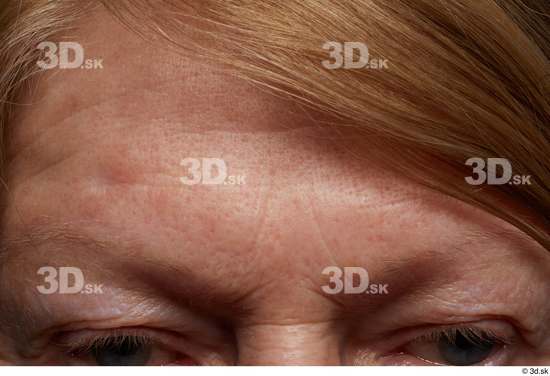 Face Woman White Wrinkles Face Skin Textures