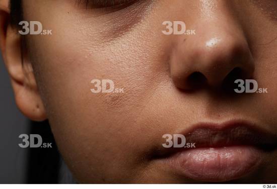 Face Woman Wrinkles Face Skin Textures Hispanic