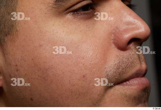 Face Man Wrinkles Face Skin Textures Hispanic