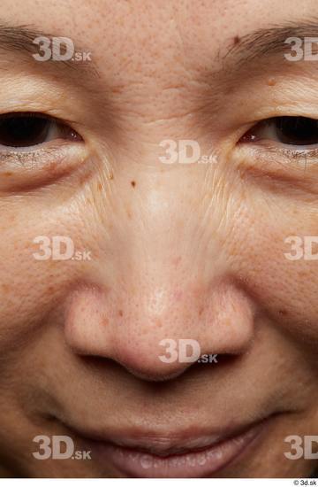 Face Woman Asian Wrinkles Face Skin Textures