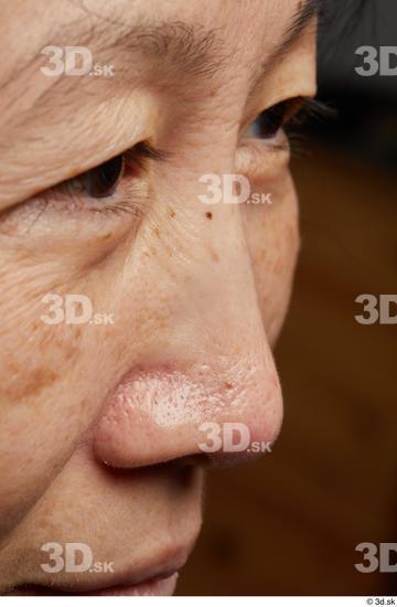 Face Woman Asian Wrinkles Face Skin Textures