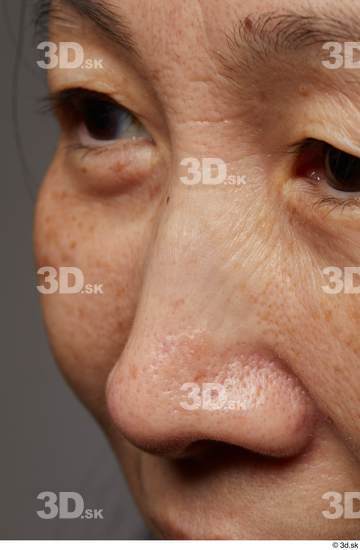 Face Woman Asian Wrinkles Face Skin Textures