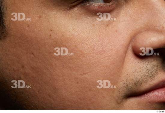 Face Man Wrinkles Face Skin Textures Hispanic