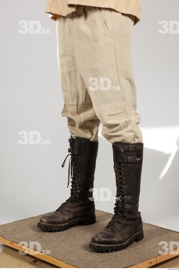 Man White Shoes Trousers Costume photo references