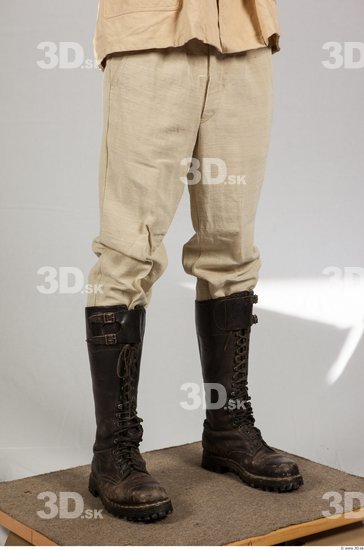 Man White Shoes Trousers Costume photo references